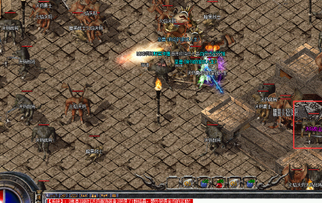 使用火墙术合作冰咆哮技术可一次性吸引8-10只怪物会集清理 使用火墙术合作冰咆哮技术可一次性吸引8-10只怪物会集清理